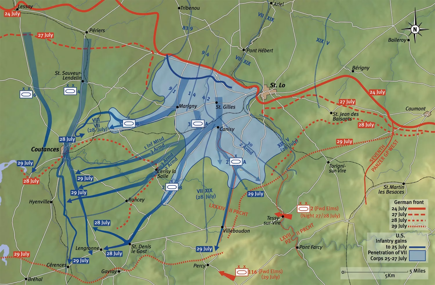 What happened during Operation Cobra?