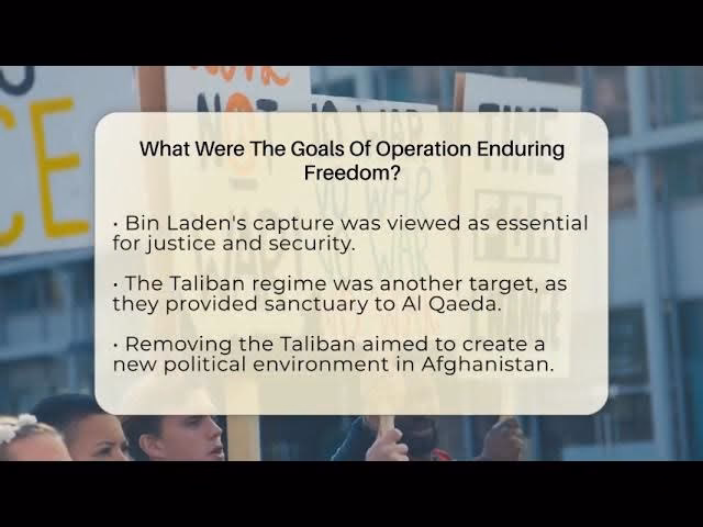 Was Operation Enduring Freedom a good idea?