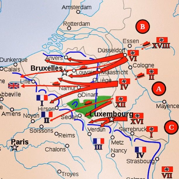 What happened during the Fall Gelb offensive?