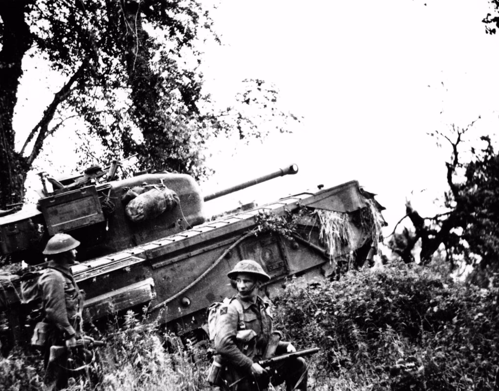 How many tanks were involved in Operation Goodwood?
