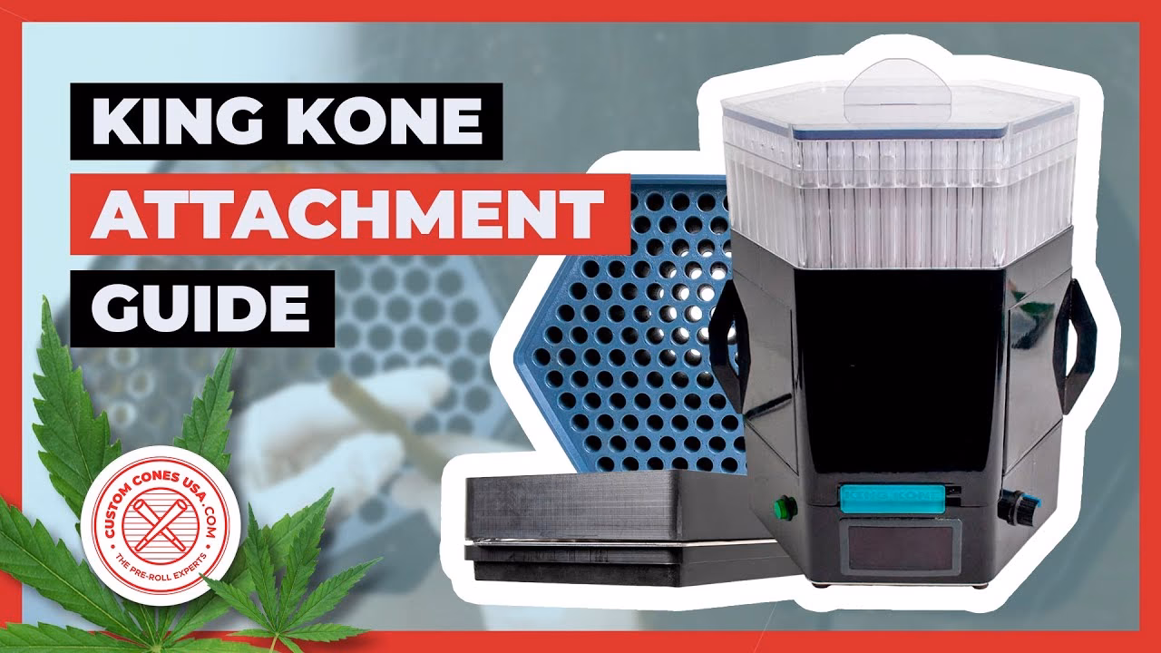 How does the King Kone pre-roll machine work?