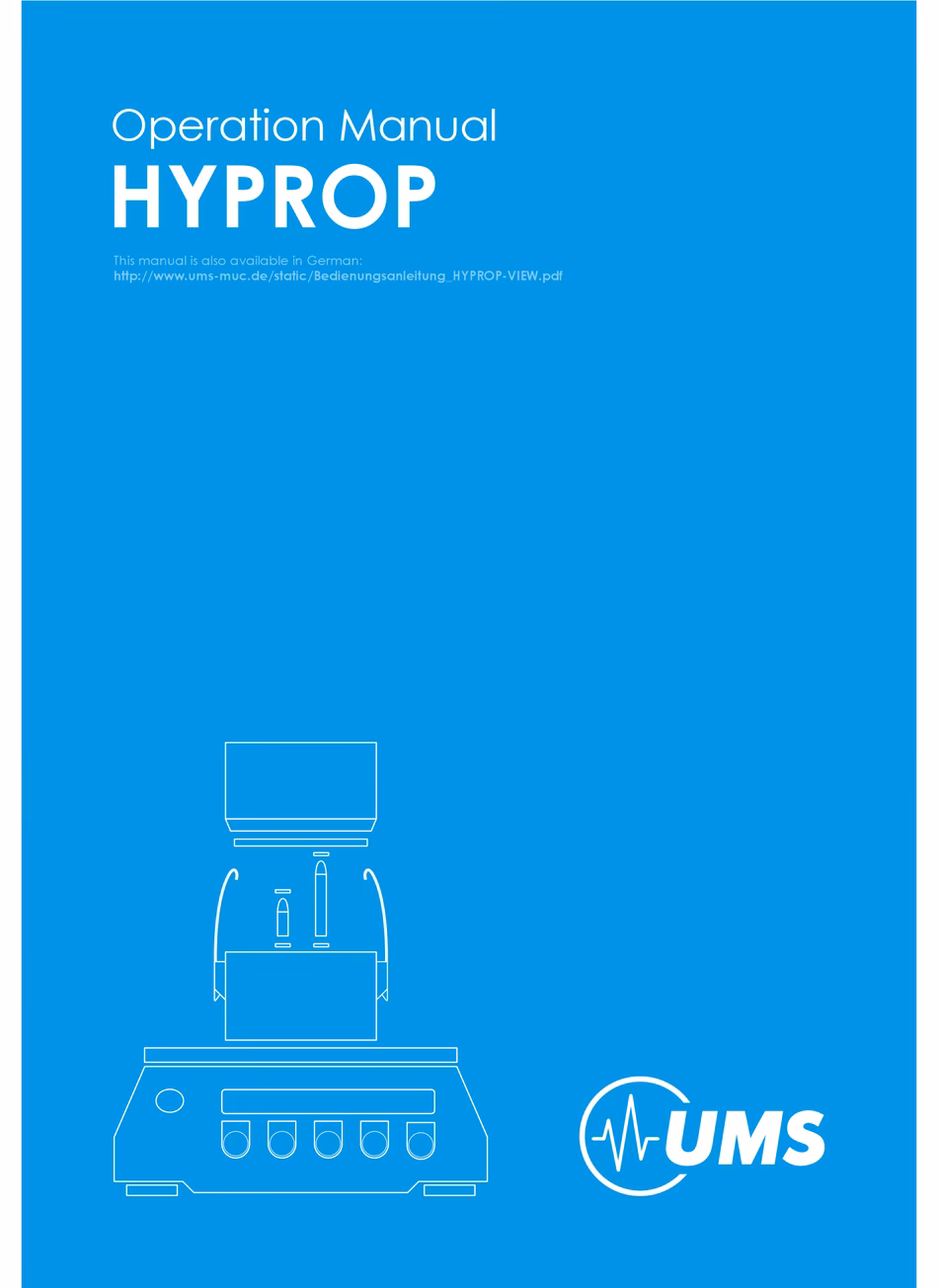 What is the manual for hyprop system 11/104?