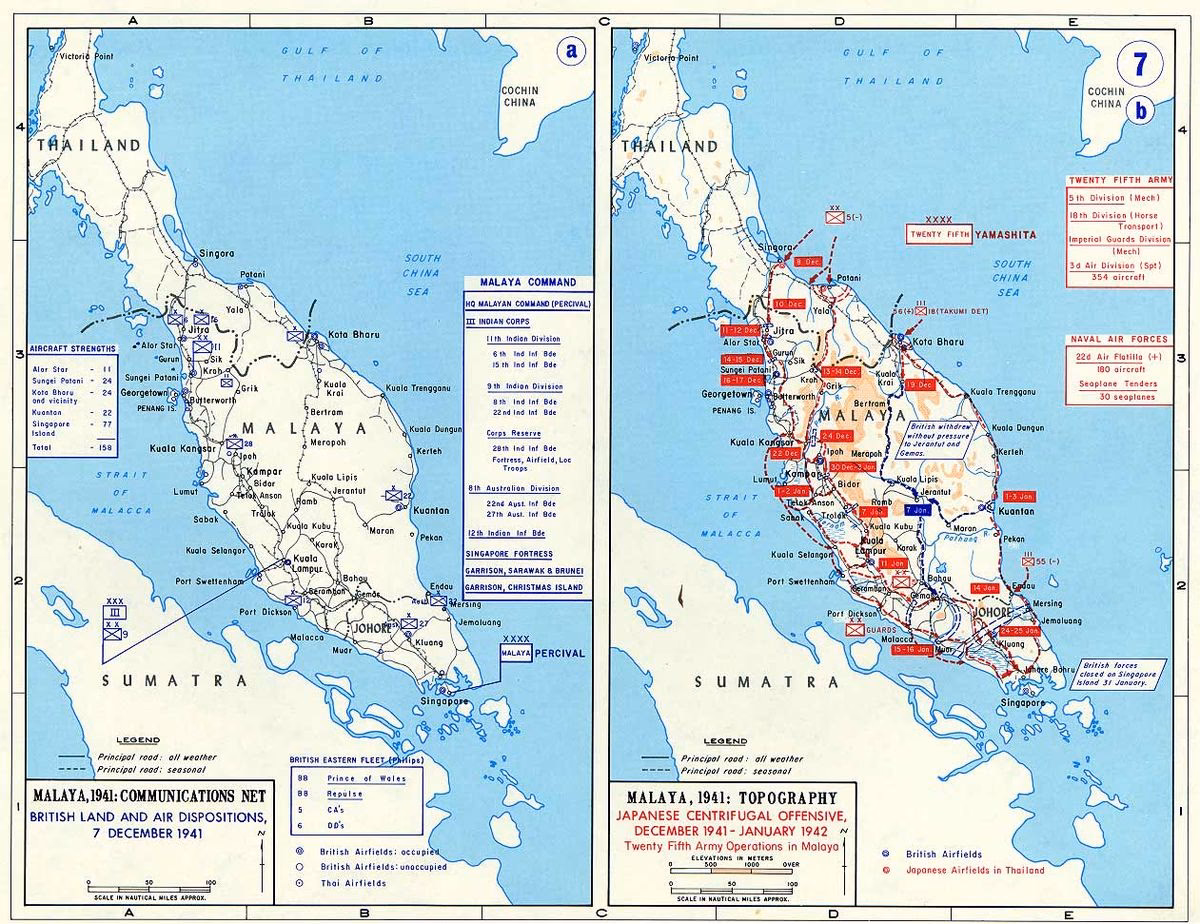 What did the Malaya Command do during Operation Matador?