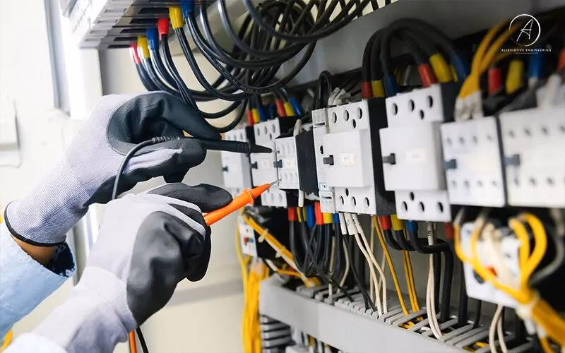 What are electrical installations on construction sites?