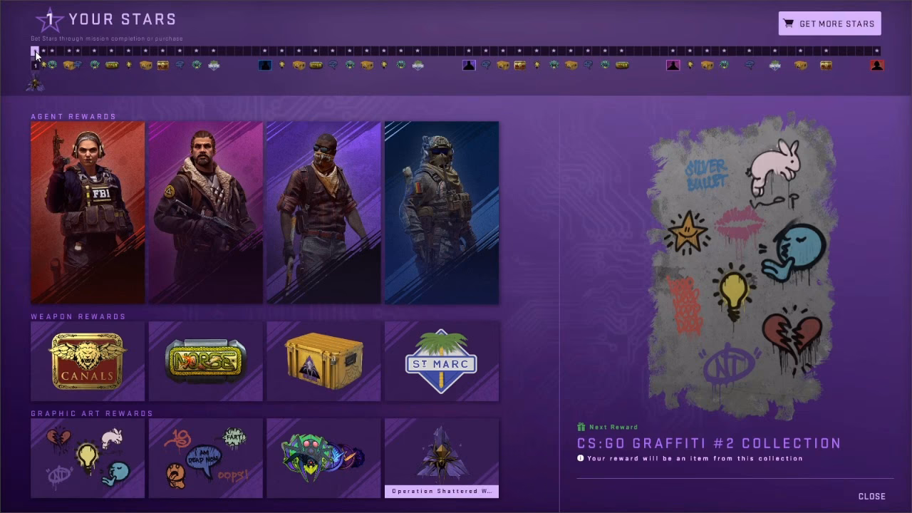 Where can I buy operation shattered Web Premium Pass skin?