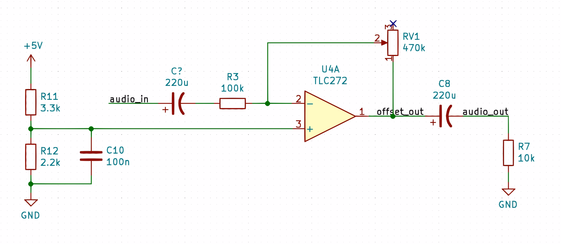 What is DC biasing in AC-coupled single-supply amplifiers?