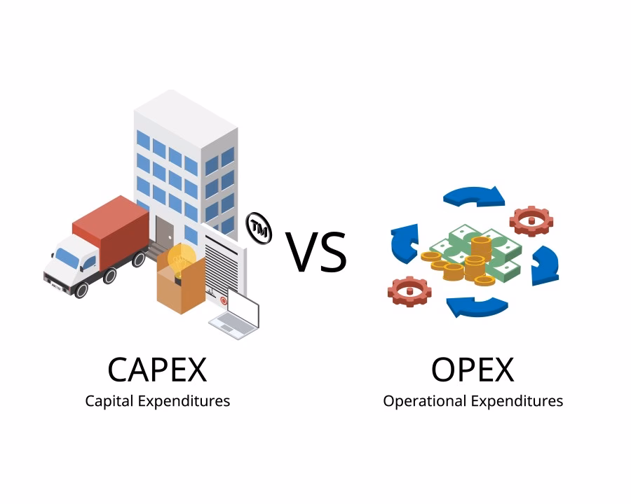 What is the difference between operational expenditures and capital expenditures?