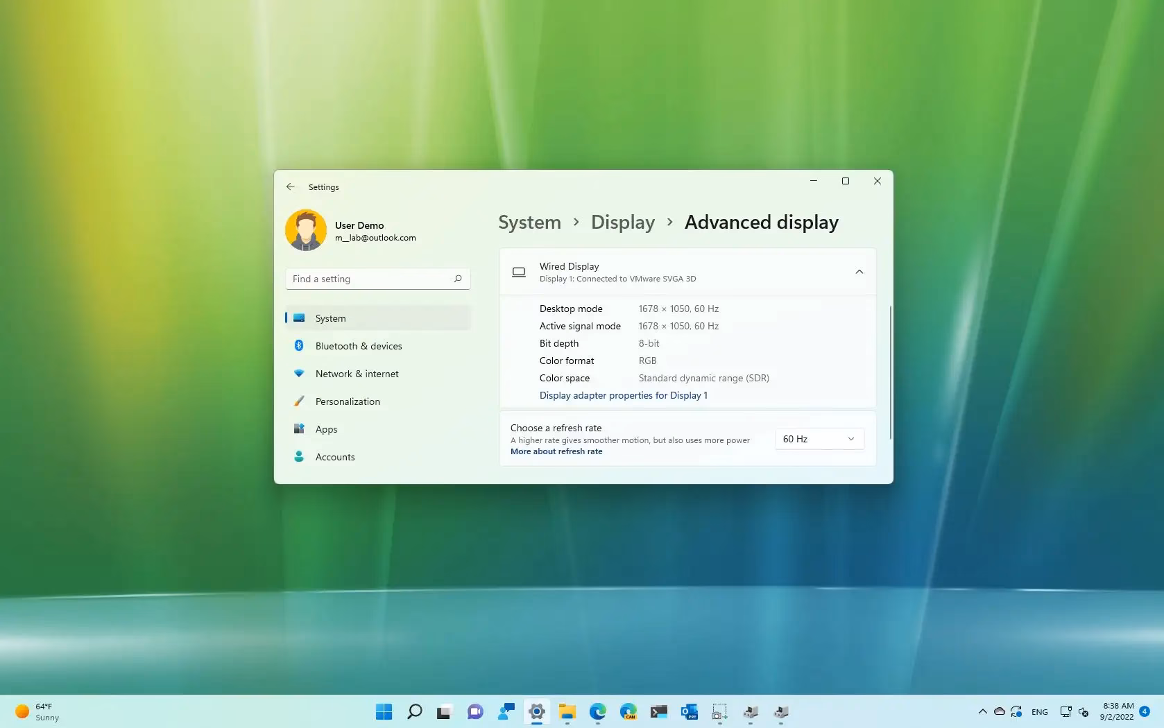 What are the benefits of changing display refresh rate?