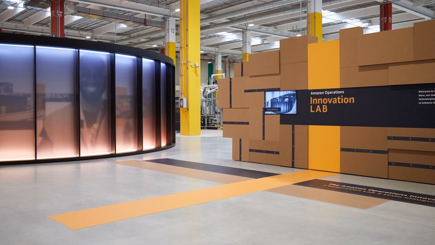 What is Amazon's operations innovation lab?