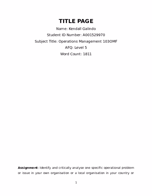 What are operations management dissertation topics?