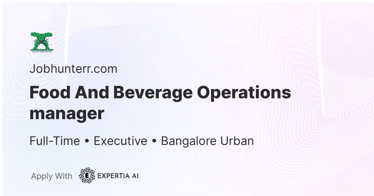 How much does an Operations Manager make in Bangalore?
