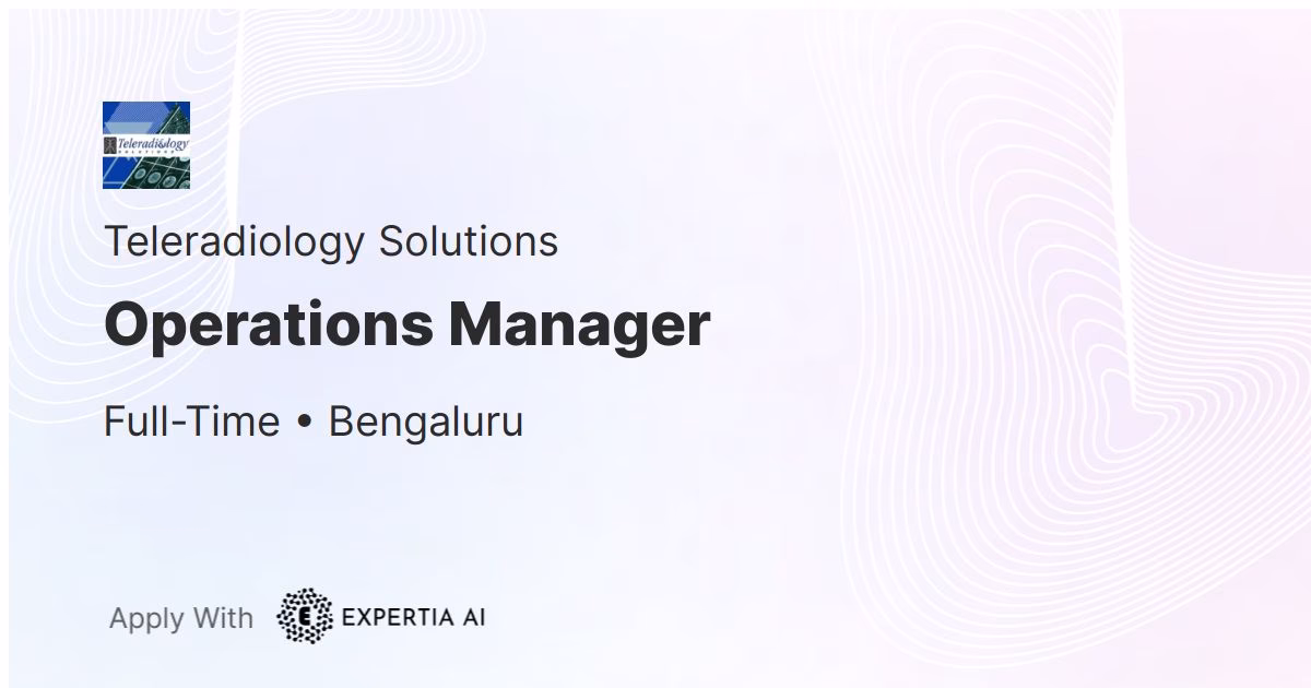 How do I become an operations manager?