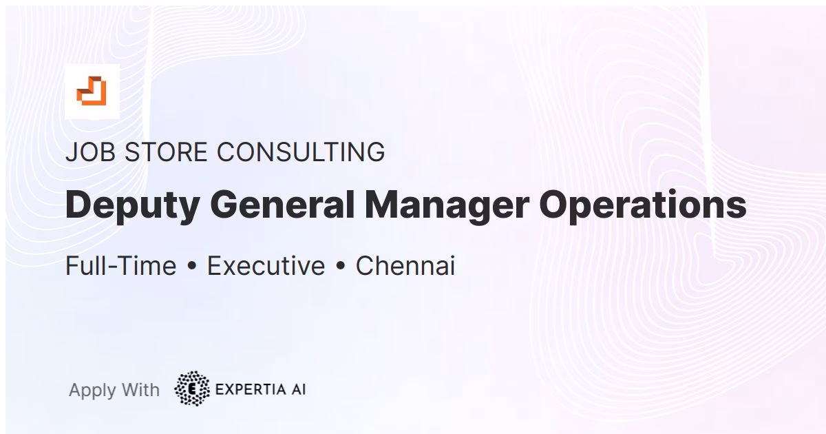 How many operations manager jobs are there in Chennai?