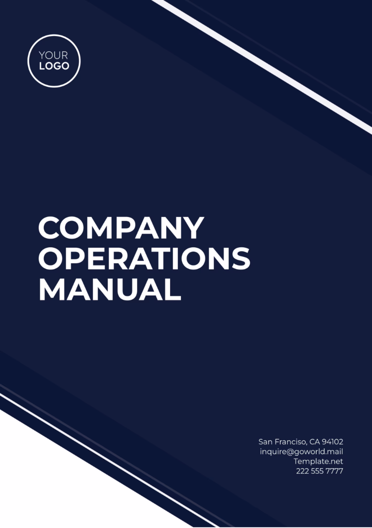 What is an operations manual?