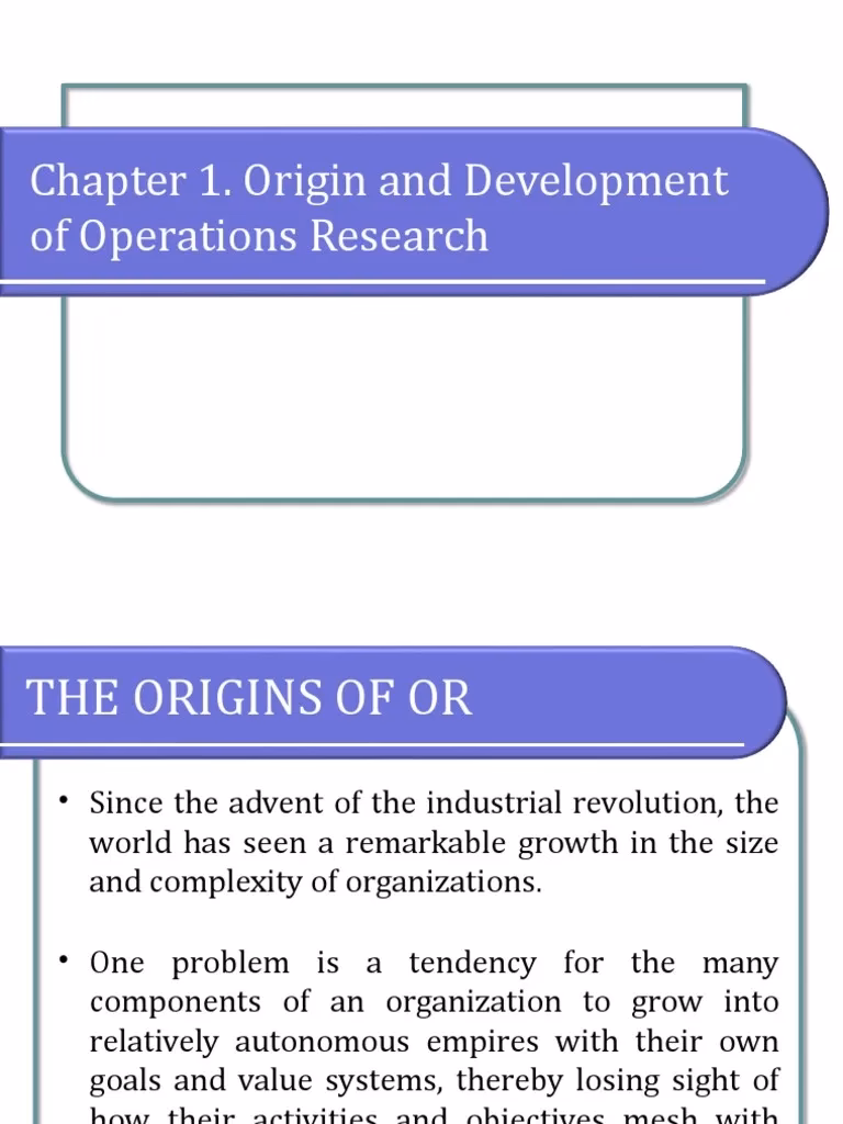 Who is the father of Operations Research?