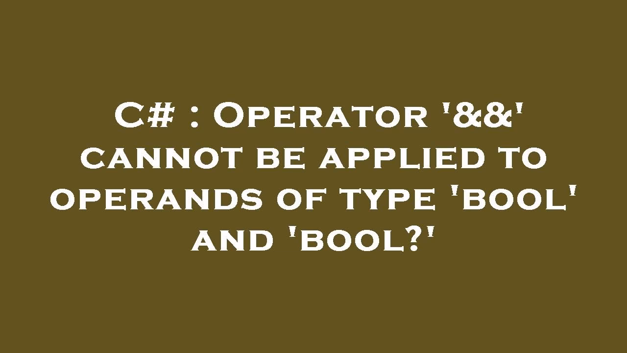 Can operator '||' be applied to bool & string?