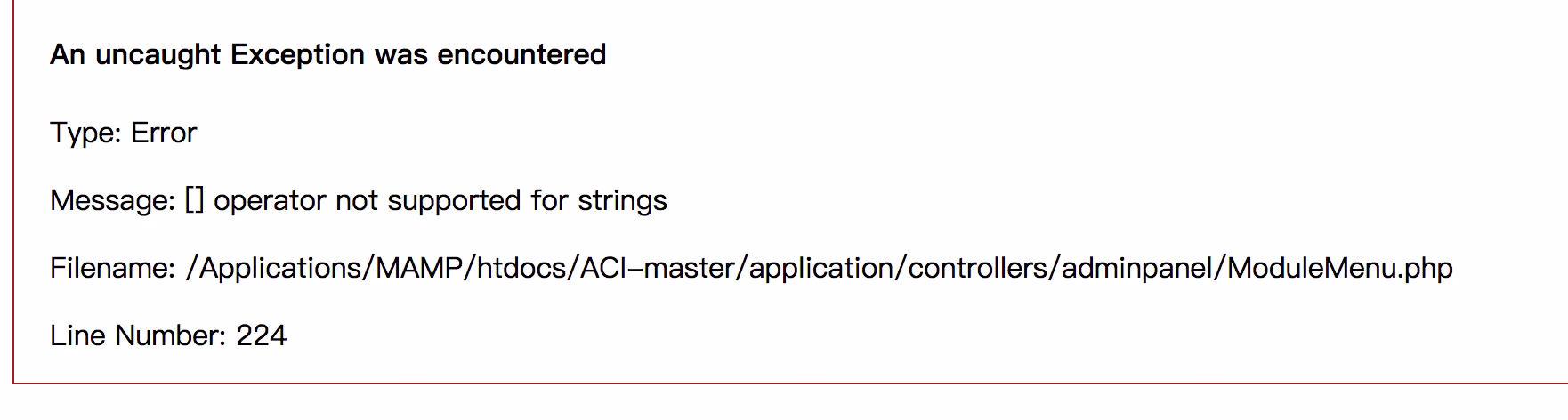 What arithmetic operators can not be used with strings?