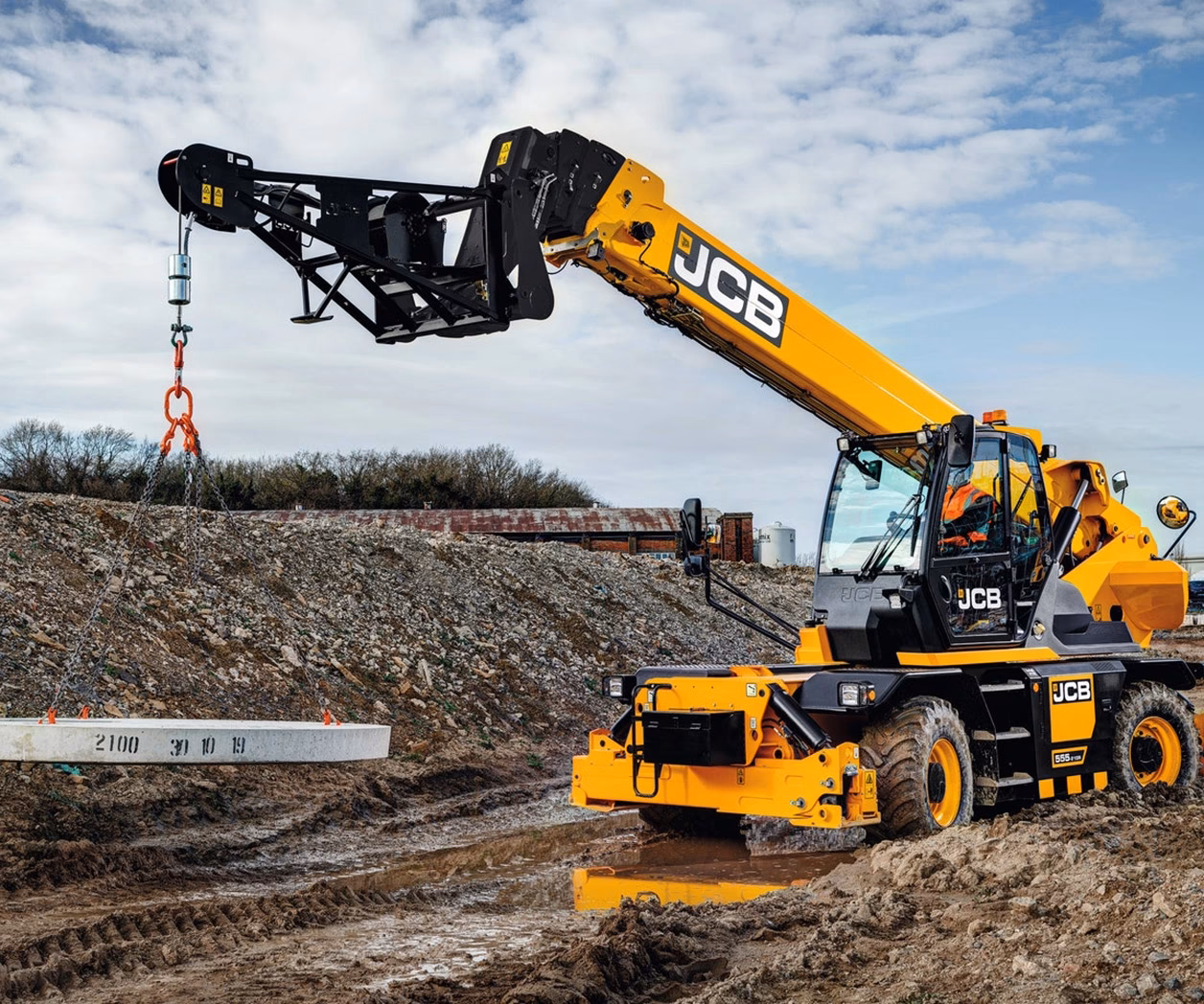 What is N010 telescopic handler 360 Roto slew?