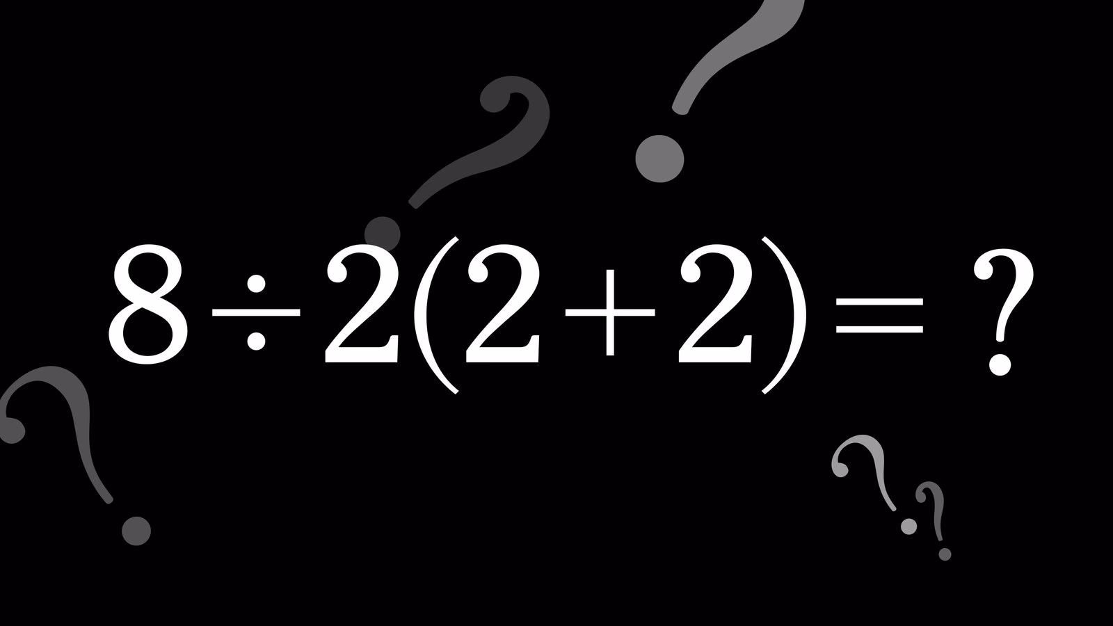 Who invented the Order of operations?