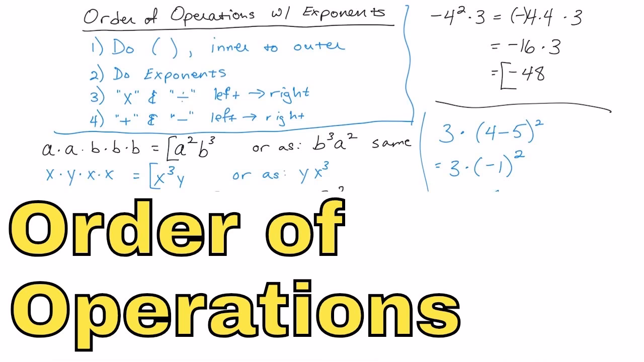 What does 'operations' mean in math?