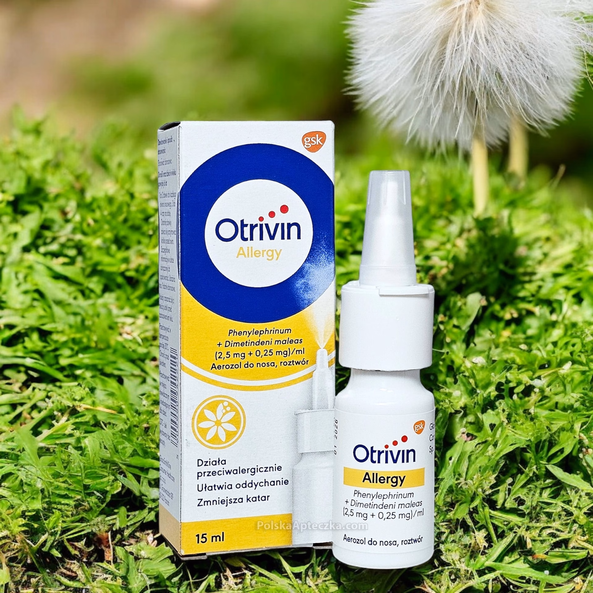 How does Otrivin medicated cold & allergy relief work?