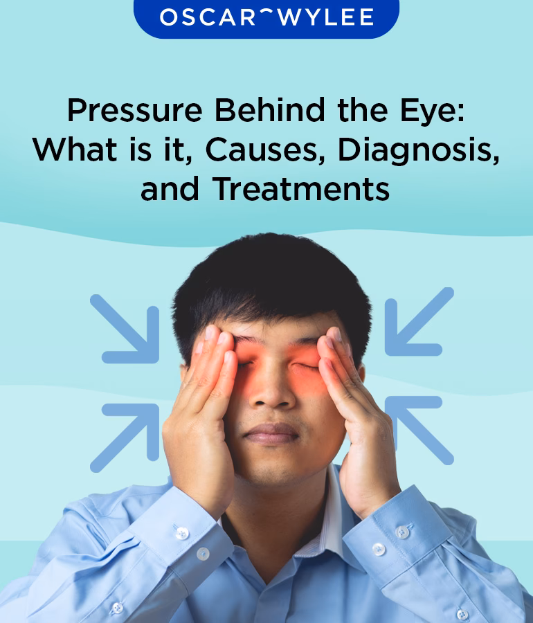 Can optic neuritis cause pain behind the eye?