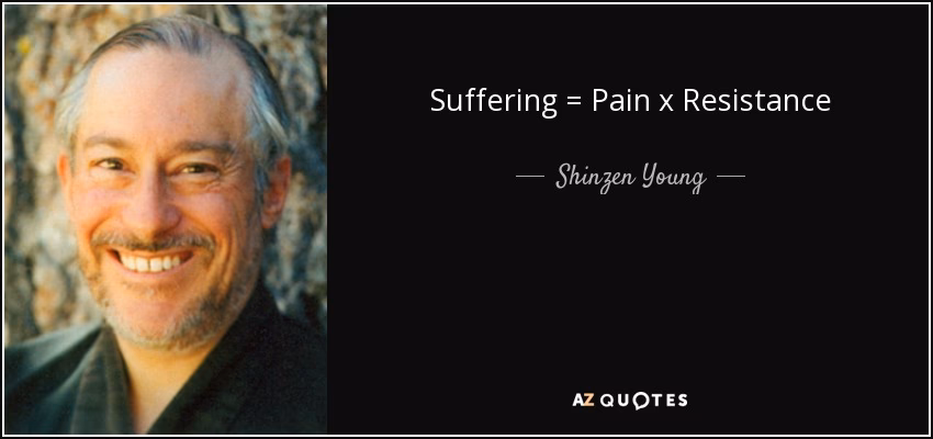 Is pain a combination of pain and resistance?