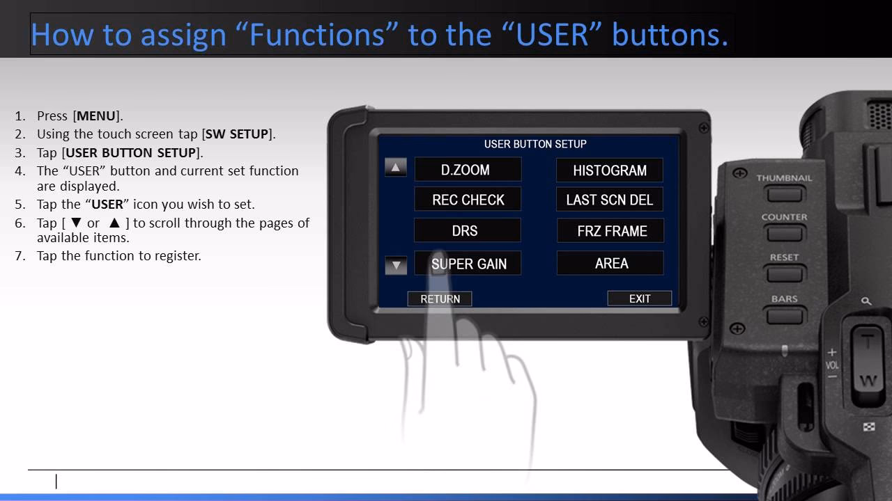 Is the Panasonic HC-X1000 manual available in English?