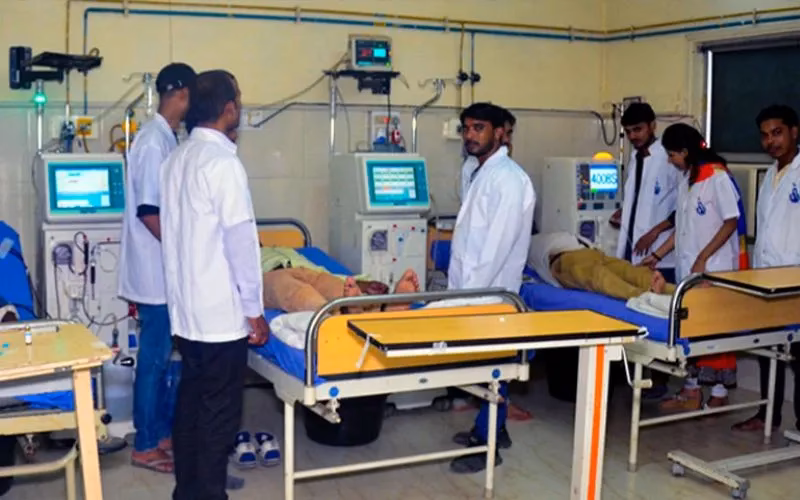 What does a hospital NHS Trust paramedic do?