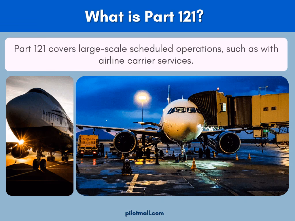 What does 121.1 apply to?