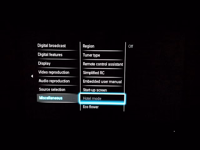 How do I Turn Off Hotel Mode on my Philips TV?