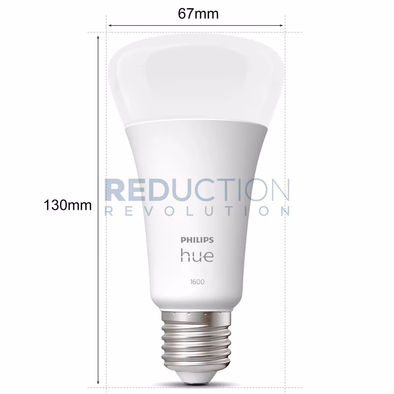 Are Philips Hue E27 bulbs brighter?