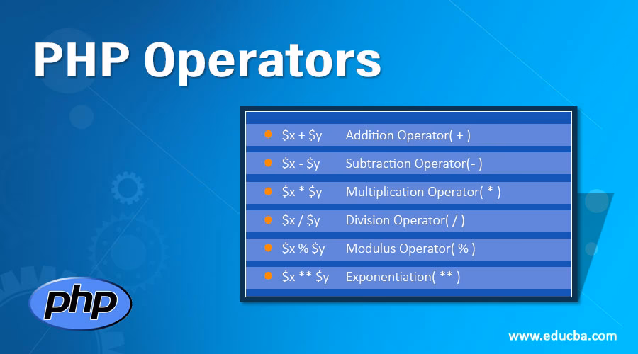 How many arithmetic operators are there in PHP?