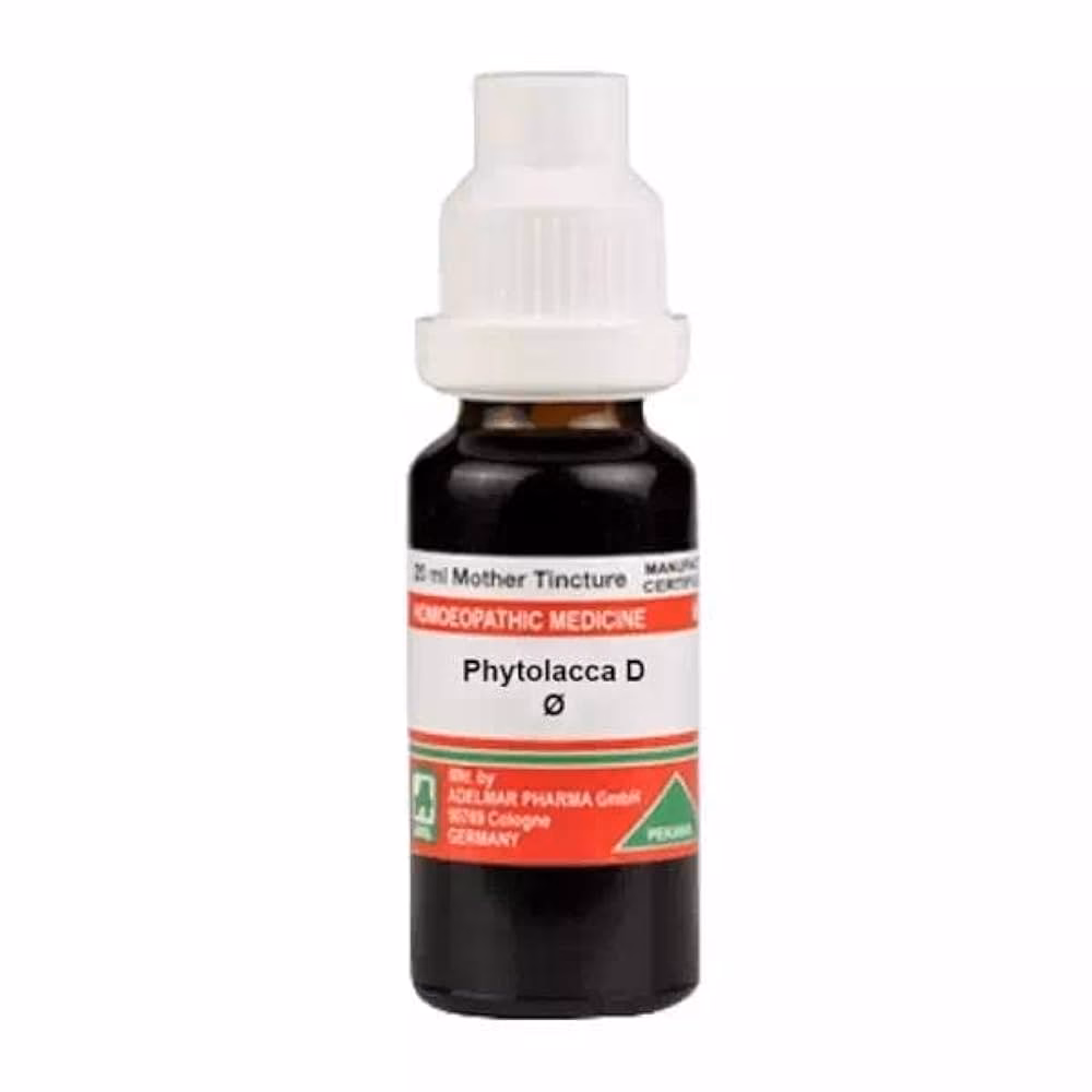 What is Phytolacca decandra mother tincture Used for?