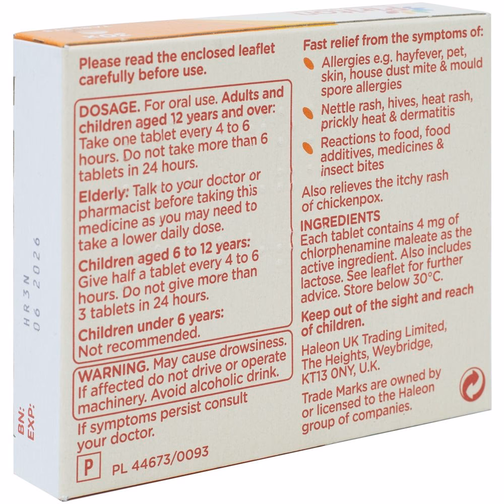 How much piriton can a child take a day?