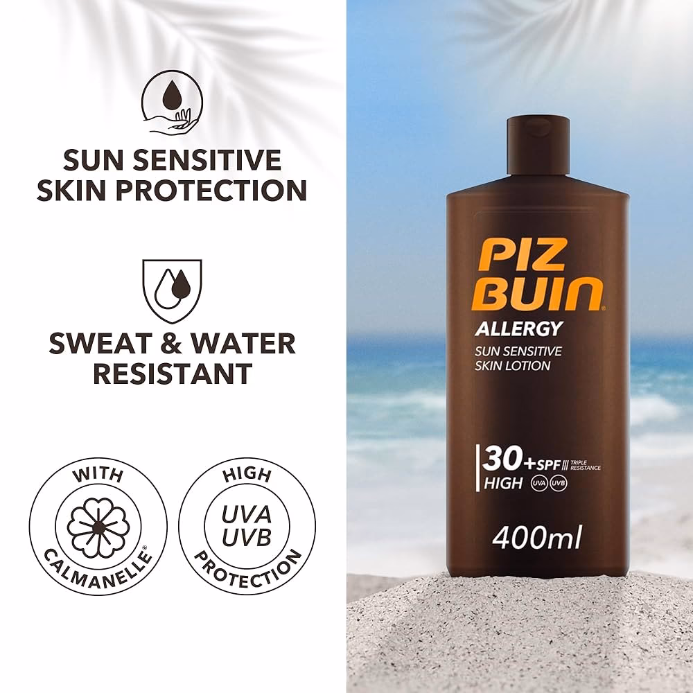What is Piz Buin SPF 30 allergy suncare?