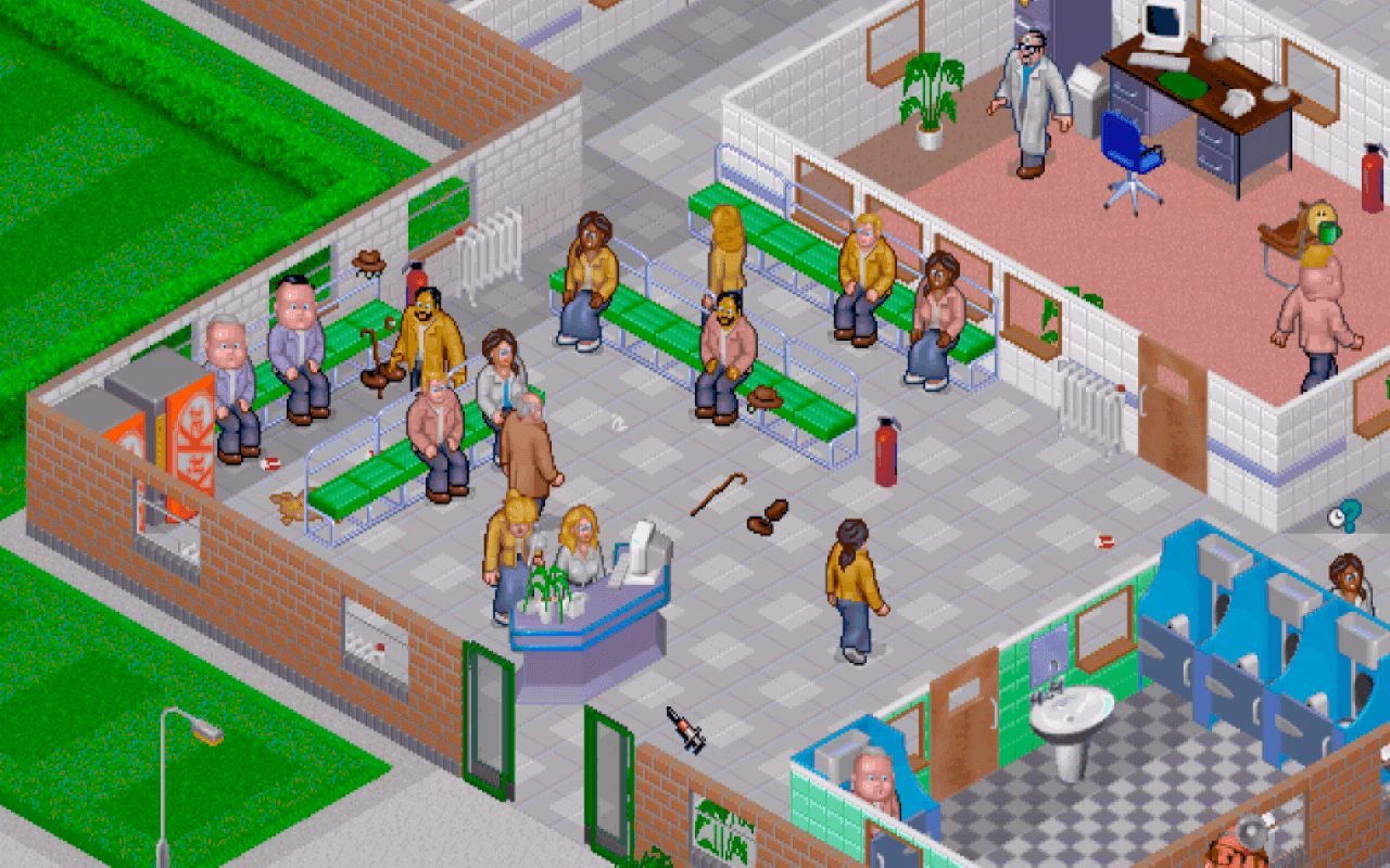 Is Theme Hospital a DOS game?