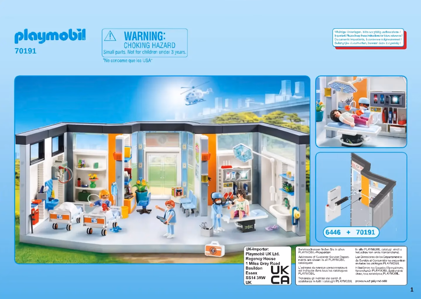 How big is Playmobil city life 6657?