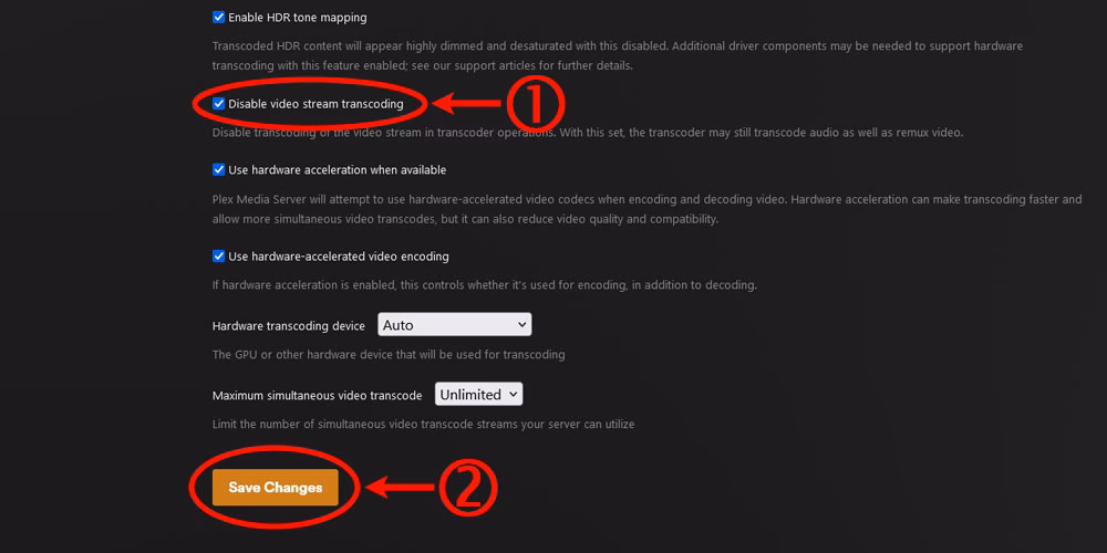 Can I force transcode in Plex for all media files at once?