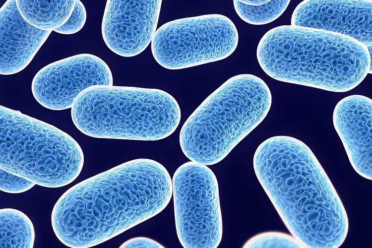 How does bacterial pneumonia affect the lungs?
