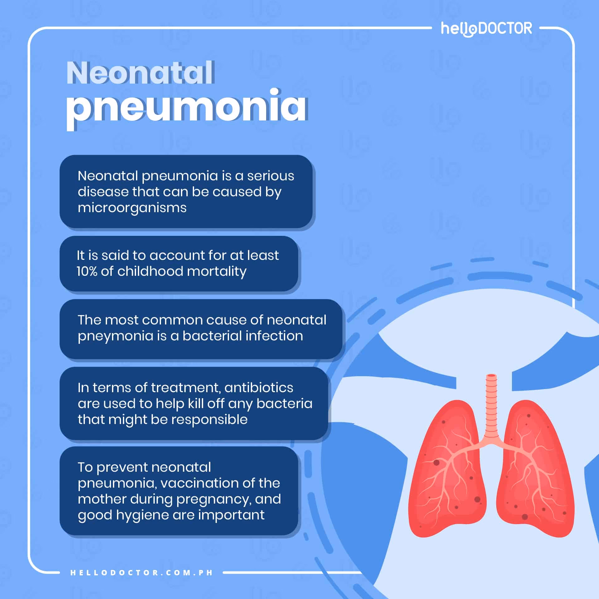 What is the role of pneumonia in neonatal sepsis?