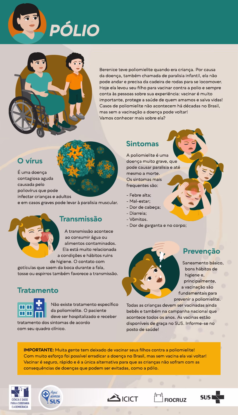 Qual é a apresentação mais comum da infecção pelo poliovírus?