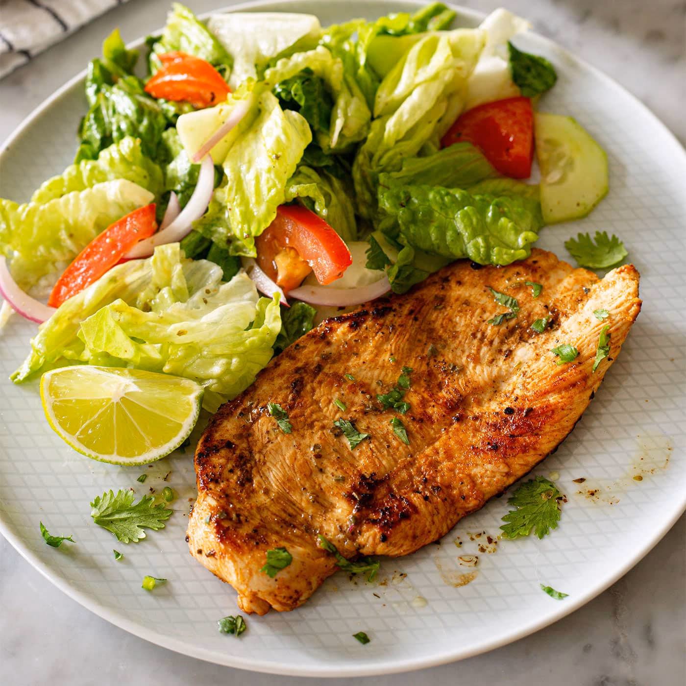 What is pollo a la plancha?