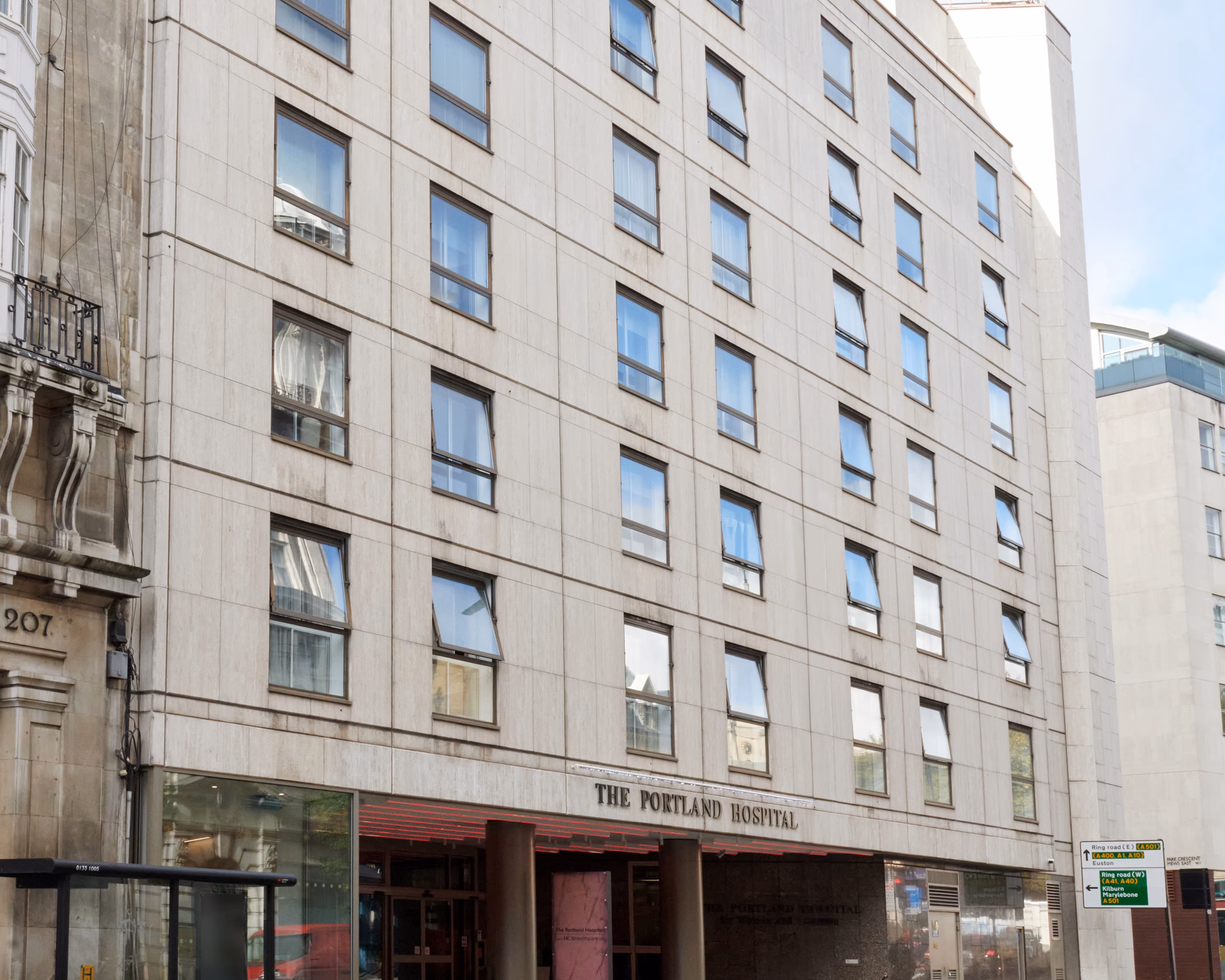 Where is the Portland Hospital for women & children?