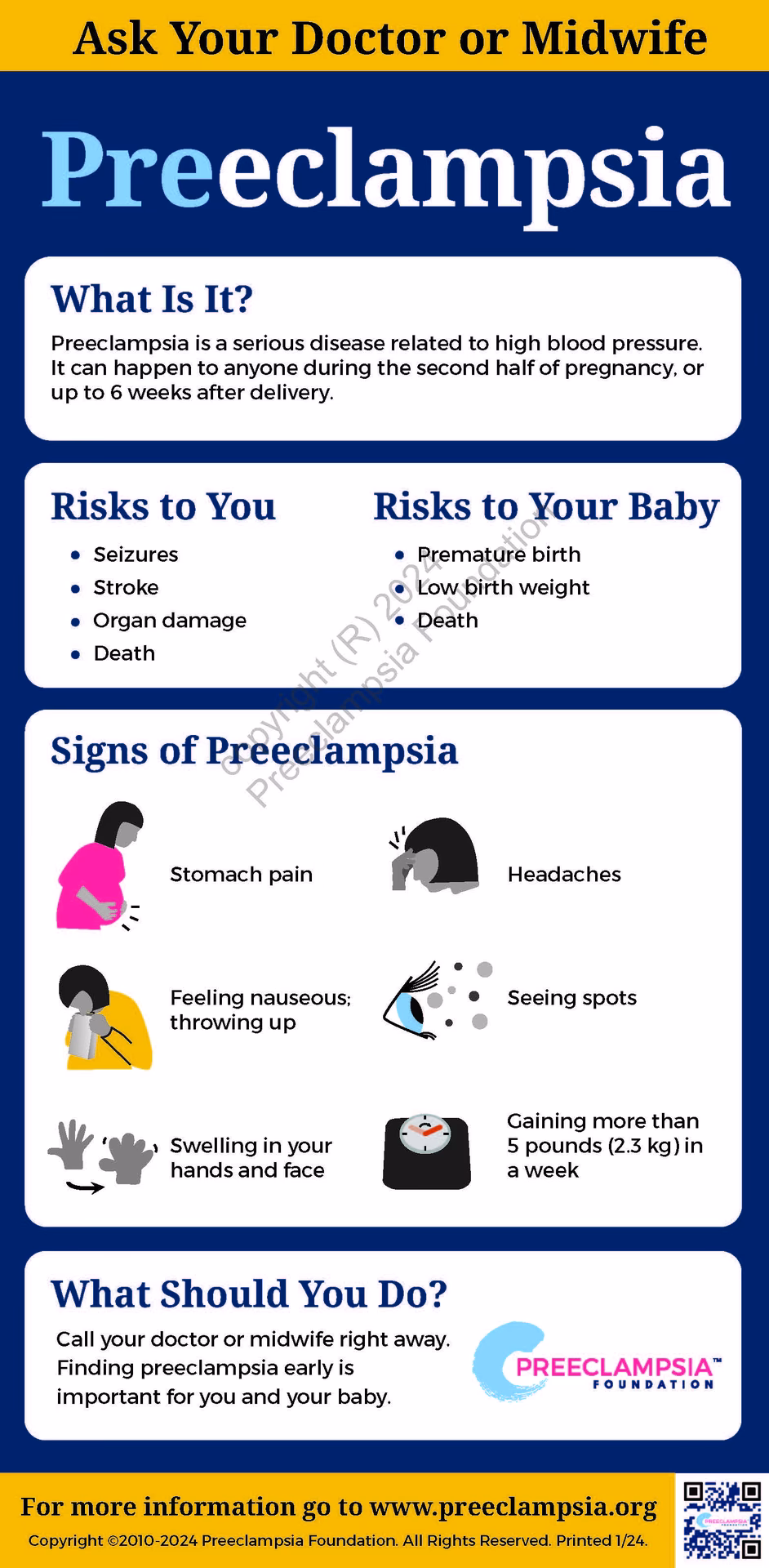 Can MRI detect preeclampsia and headache?