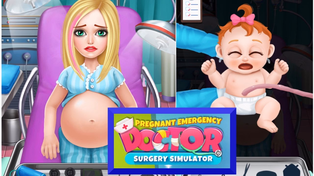 How many pregnant women baby birth surgery games are there?