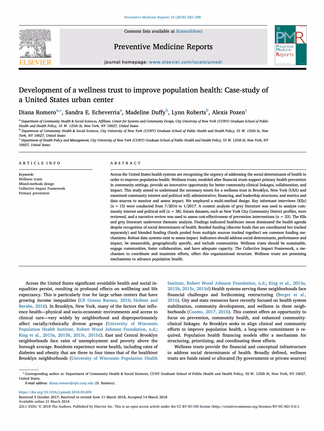 What is the impact factor of Preventive Medicine reports?