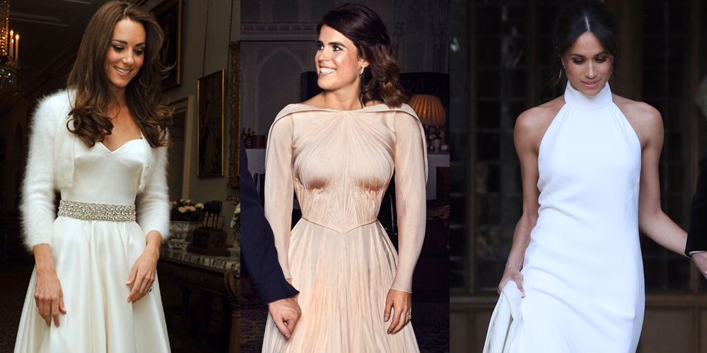 What color wedding dress did Princess Eugenie wear?
