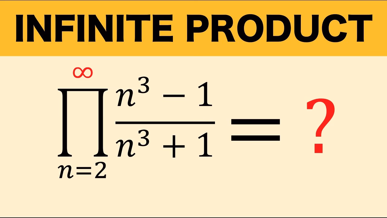 What does the expression on top of a product operator do?