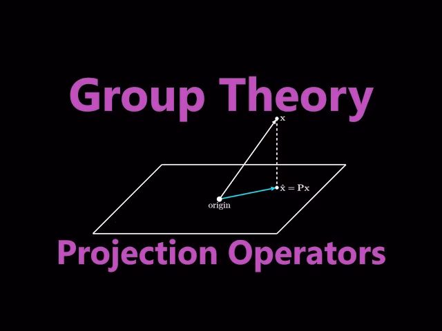 Are projection operators orthogonal?